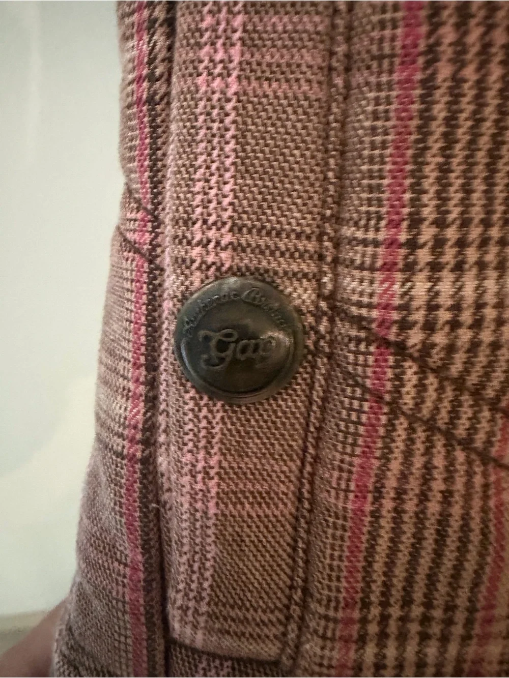 Y2K Plaid Puffer Vest - Picture 3 of 4